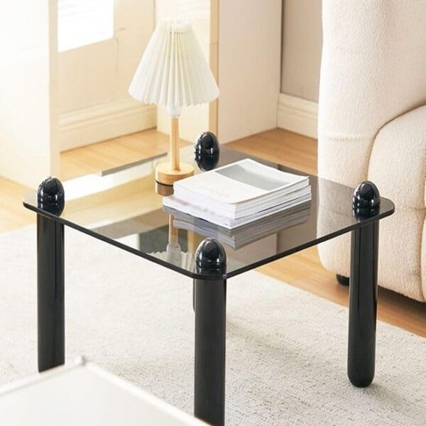 Modern Elegance Square Coffee Table - A Stylish and Versatile Centerpiece for Your Living Space, Adding Contemporary Charm and Functional Appeal to Your Home Decor 70 X 70 X 38.5 cm.