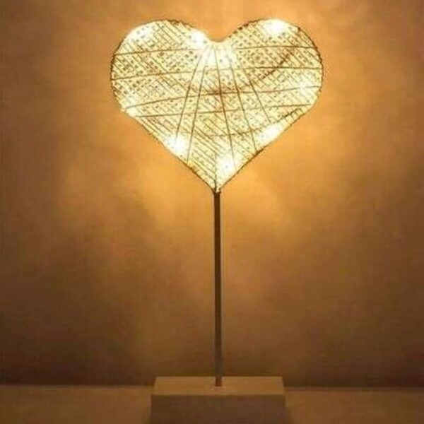 Heart LED Night Lamp Decorating Bedroom Atmosphere Specially for Ramadan
