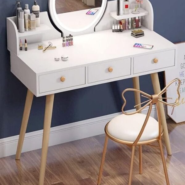 Multifunction Modern Design Three Drawers Makeup Dressings Storage Table 100 x 40 x 73 cm