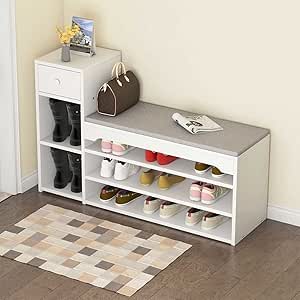 Shelf Shoe Rack 3-Layer Shoe Cabinet Integrated Shoe Changing Shelf, Used for Bedroom Living Room Corridor Shoe Organizing Rack Storage Rack Shoe Shelf Storage Organizer (80x30 x71.5cm)